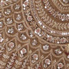 Soft Cream Rhinestone Embellished Lehenga with Teardrop, Fern And Jaal Patterns